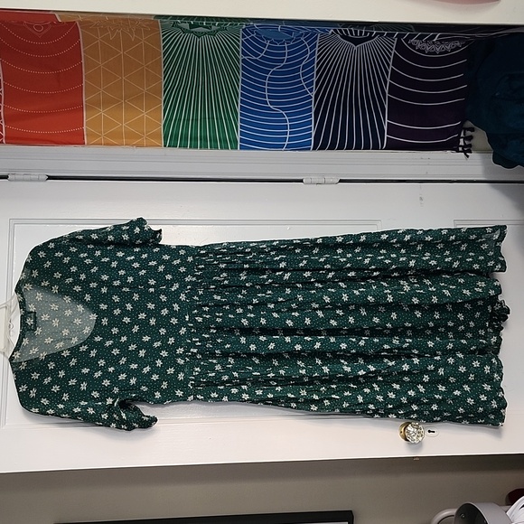 Nostalgia floral crinkle dress vintage from the 90s - Picture 9 of 16